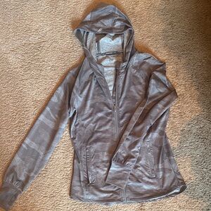 Gray Hooded Women's Sweater